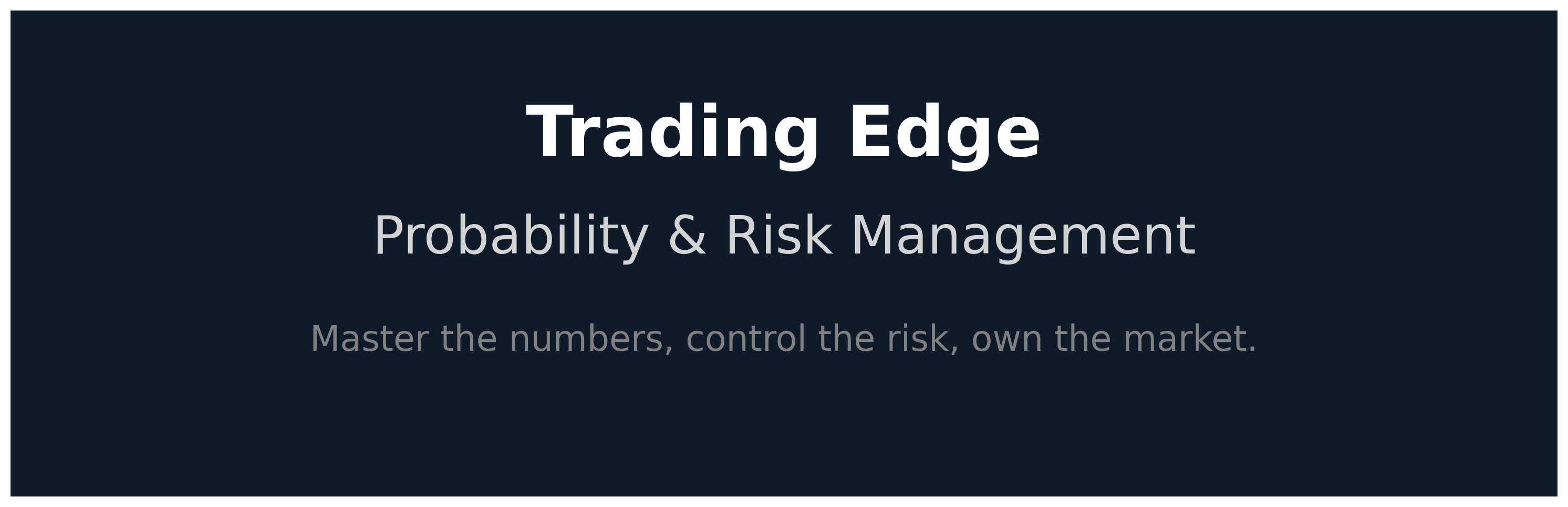 Edge in trading